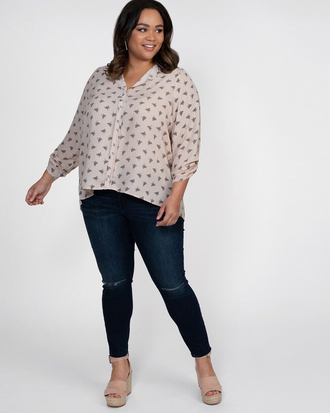 Cristy Pleat Back Blouse, , alternate image number null