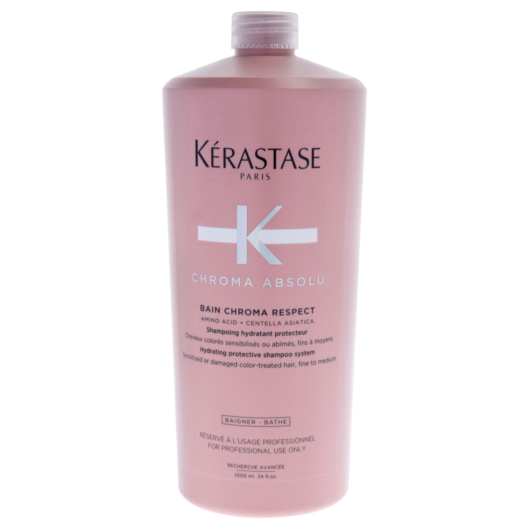 Chroma Absolu Bain Respect Shampoo by Kerastase for Unisex - 34 oz Shampoo, See Description, hi-res image number 0