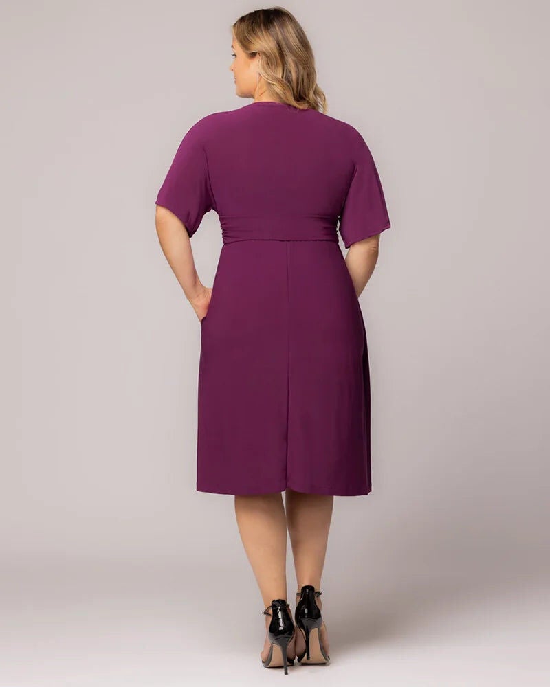 Gia Midi Dress, Black Noir, alternate image number 1