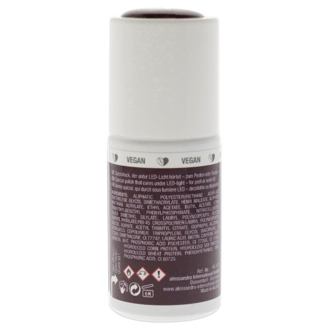 Striplac Peel or Soak - 127 Midnight Red by Alessandro for Women 0.27 oz Nail Polish, See Description, alternate image number 2