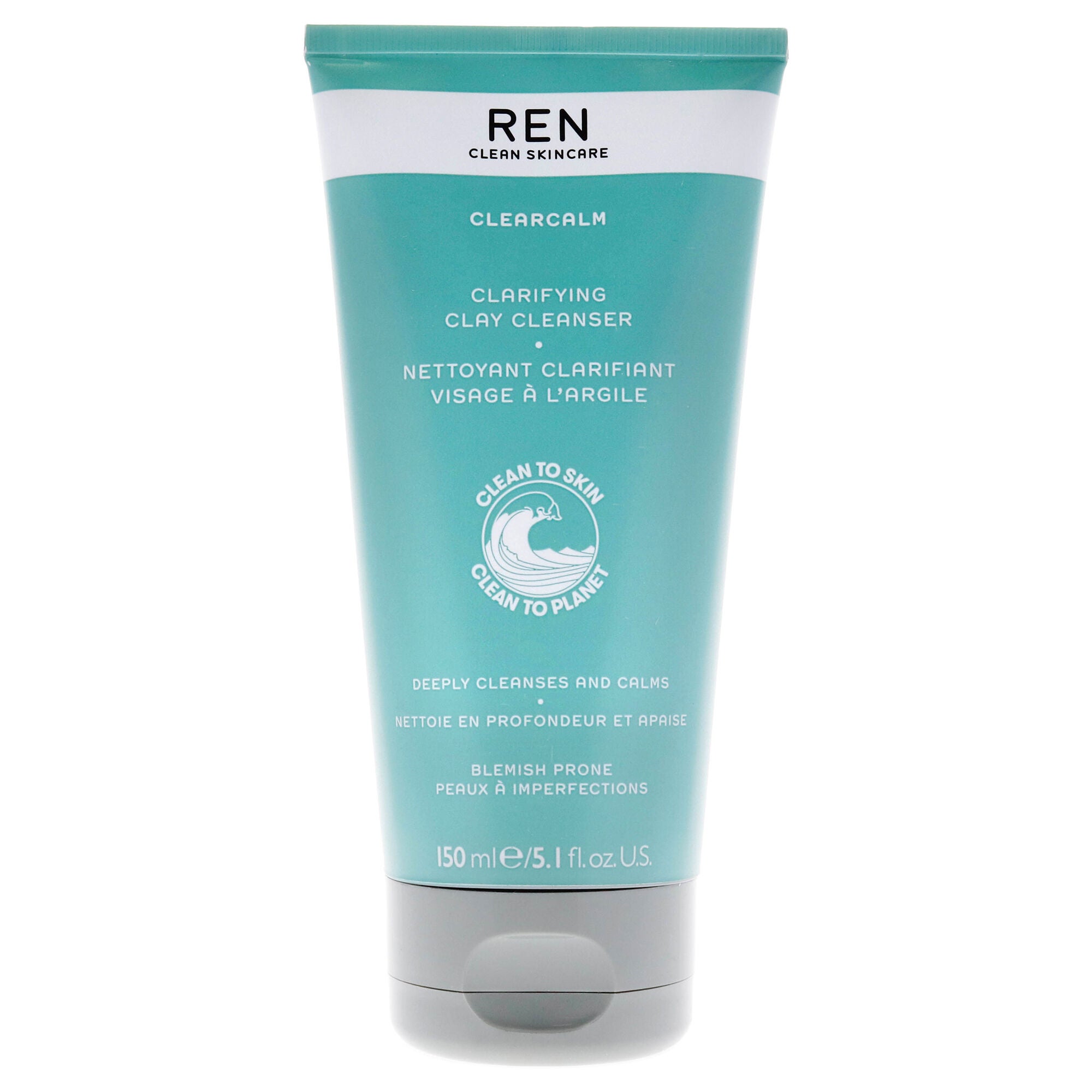 Clearcalm 3 Clarifying Clay Cleanser by REN for Unisex - 5.1 oz Cleanser, , alternate image number 4