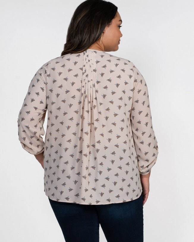 Cristy Pleat Back Blouse, , alternate image number null
