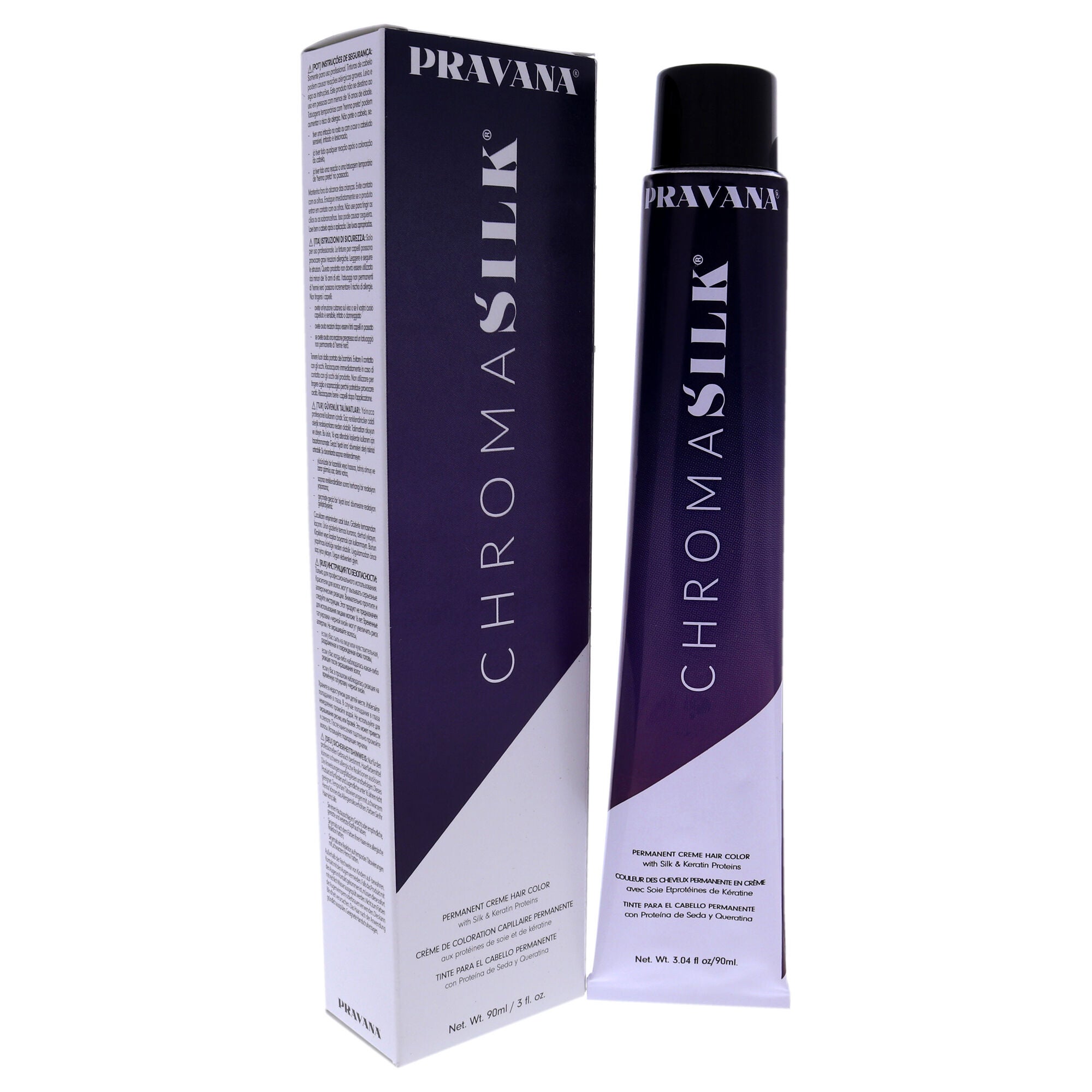 ChromaSilk Creme Hair Color - 5.31 Light Golden Ash Brown by Pravana for Unisex - 3 oz Hair Color, See Description, alternate image number 2