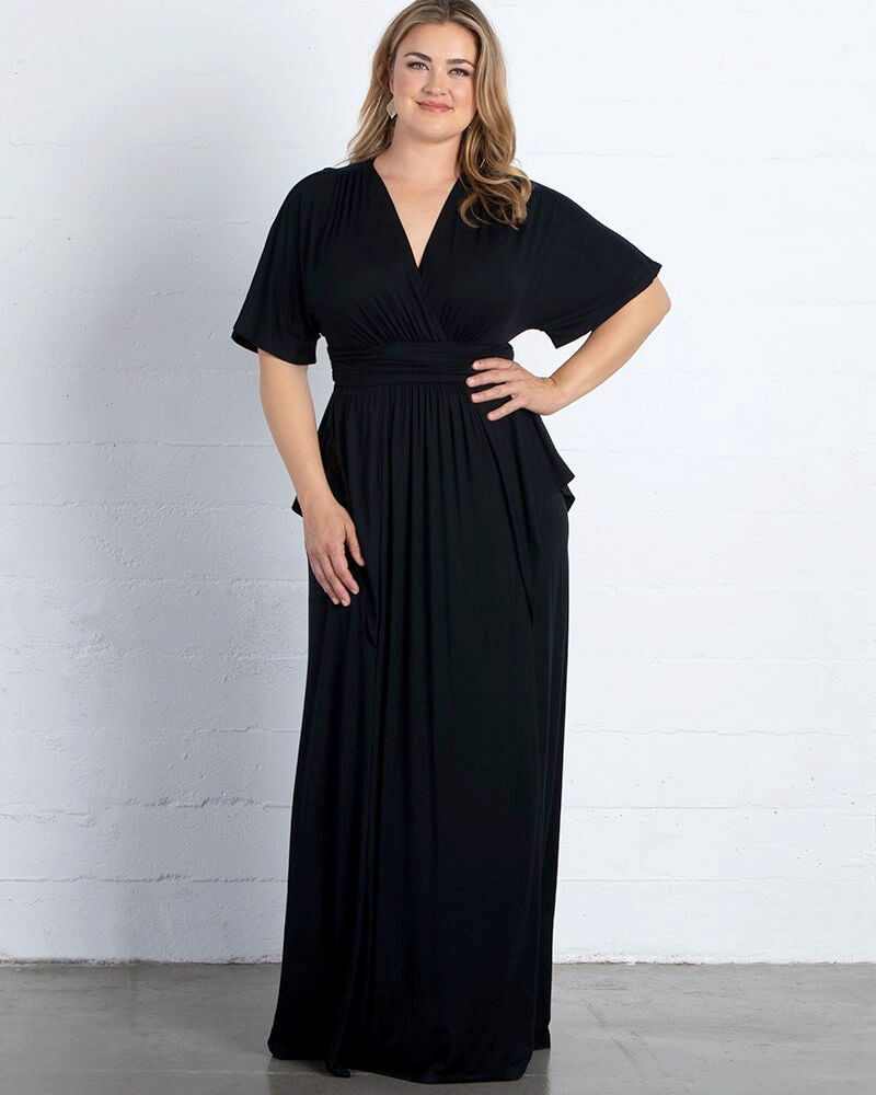 Indie Flair Maxi Dress, Black Noir, hi-res image number 0