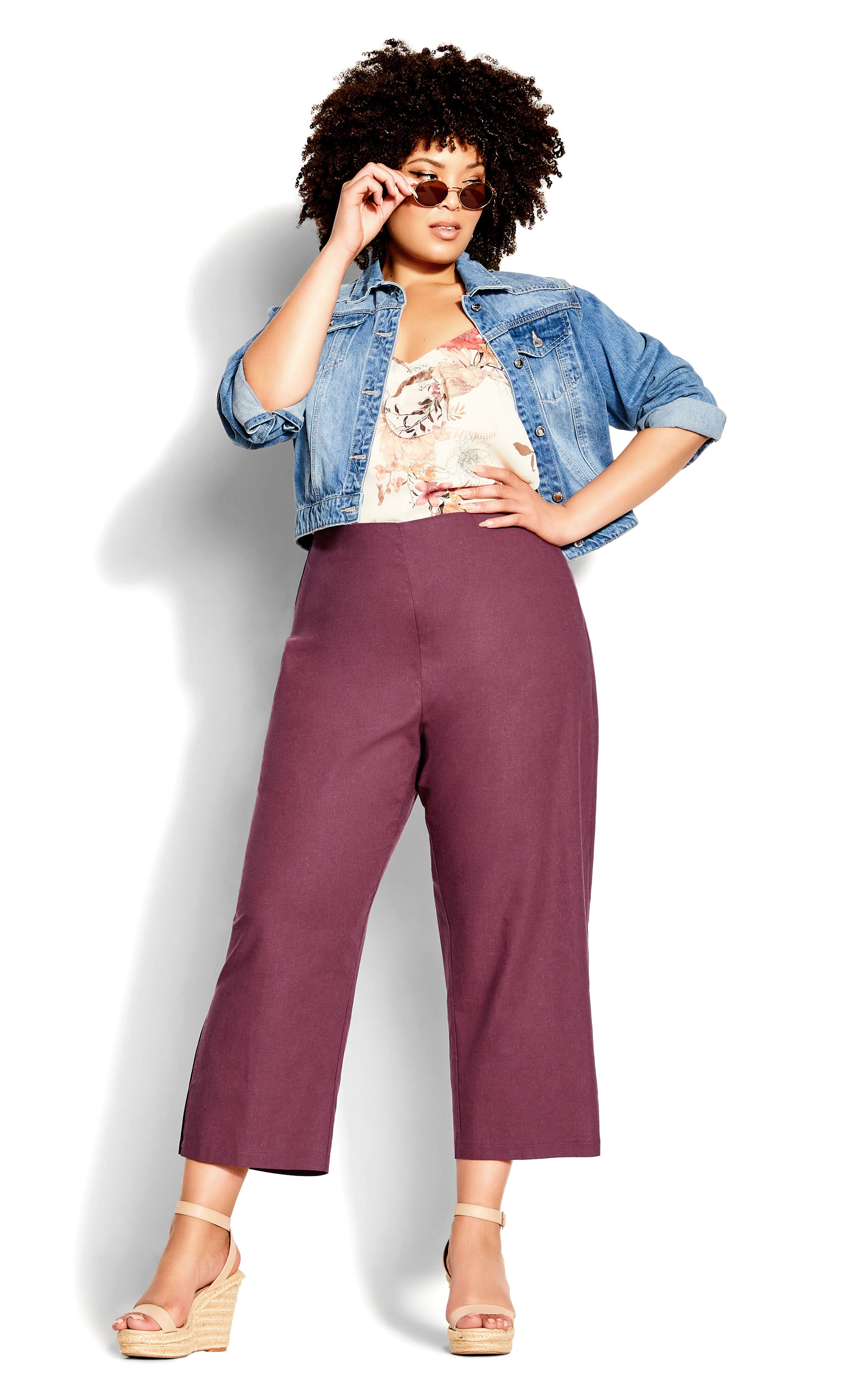 Botanical Pant - roseberry, , alternate image number 2