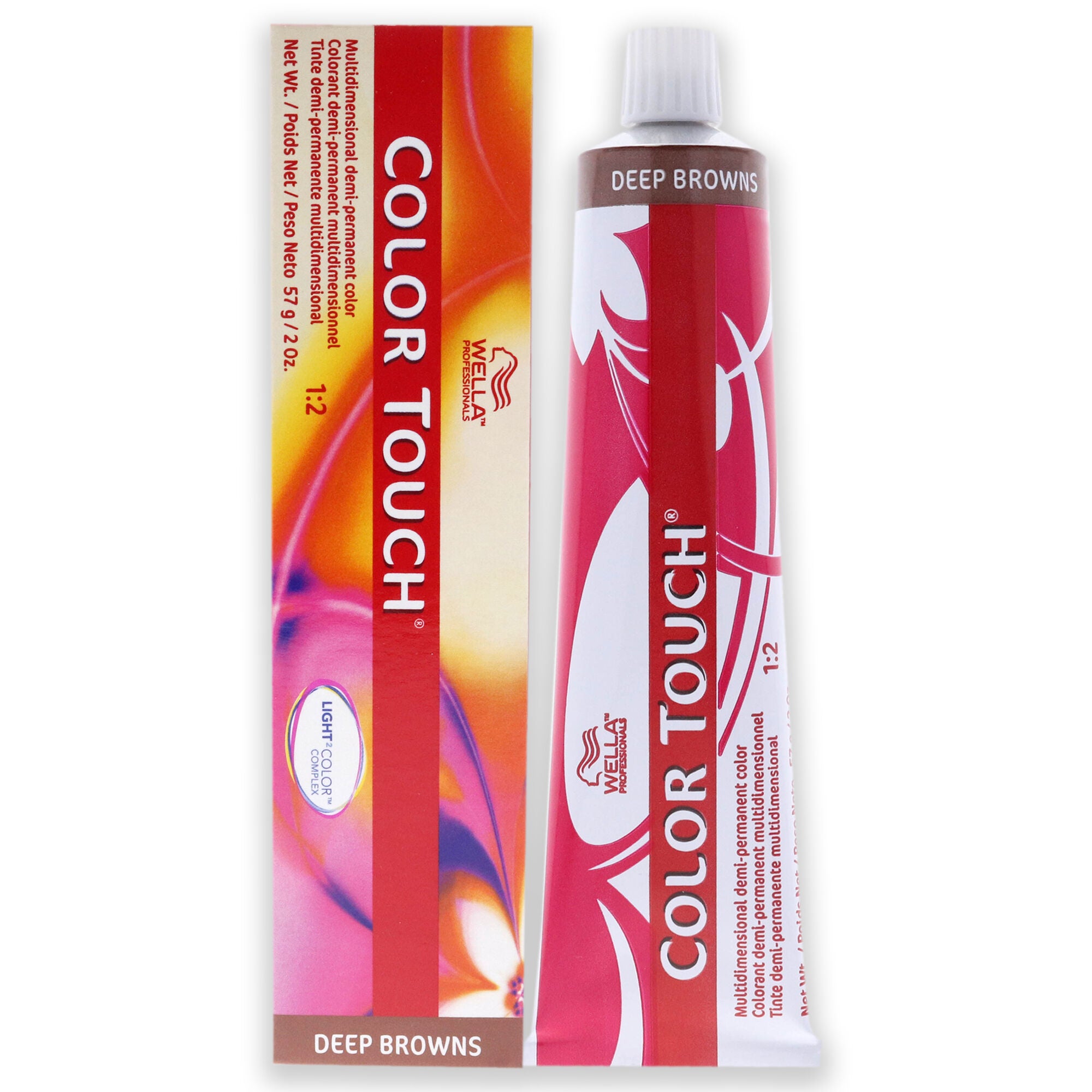 Color Touch Demi-Permanent Color - 8 71 Light Blonde-Brown Ash by Wella for Unisex - 2 oz Hair Color, See Description, hi-res image number 0