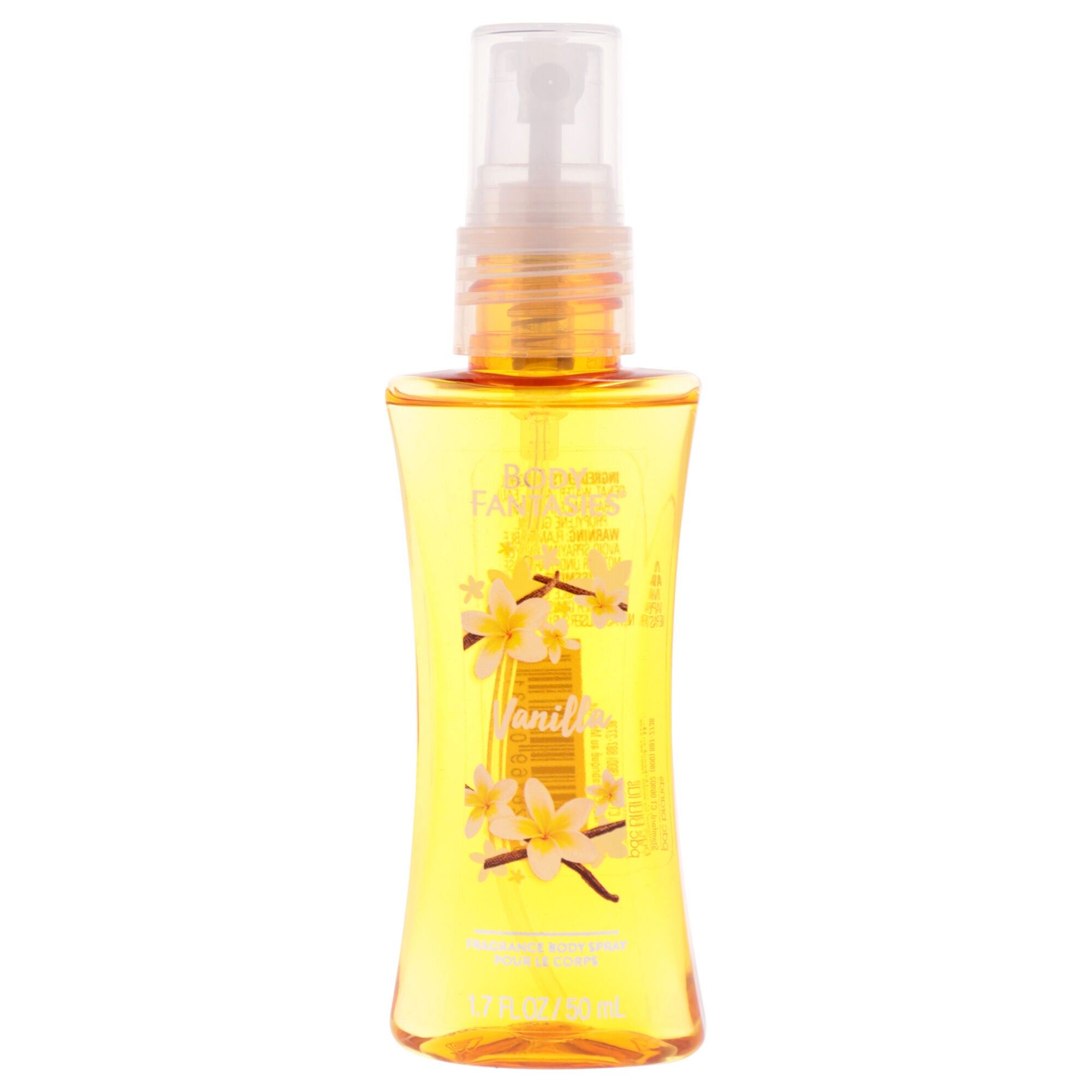 Vanilla Body Spray by Body Fantasies for Women - 1.7 oz Body Spray, Clear, hi-res image number 0