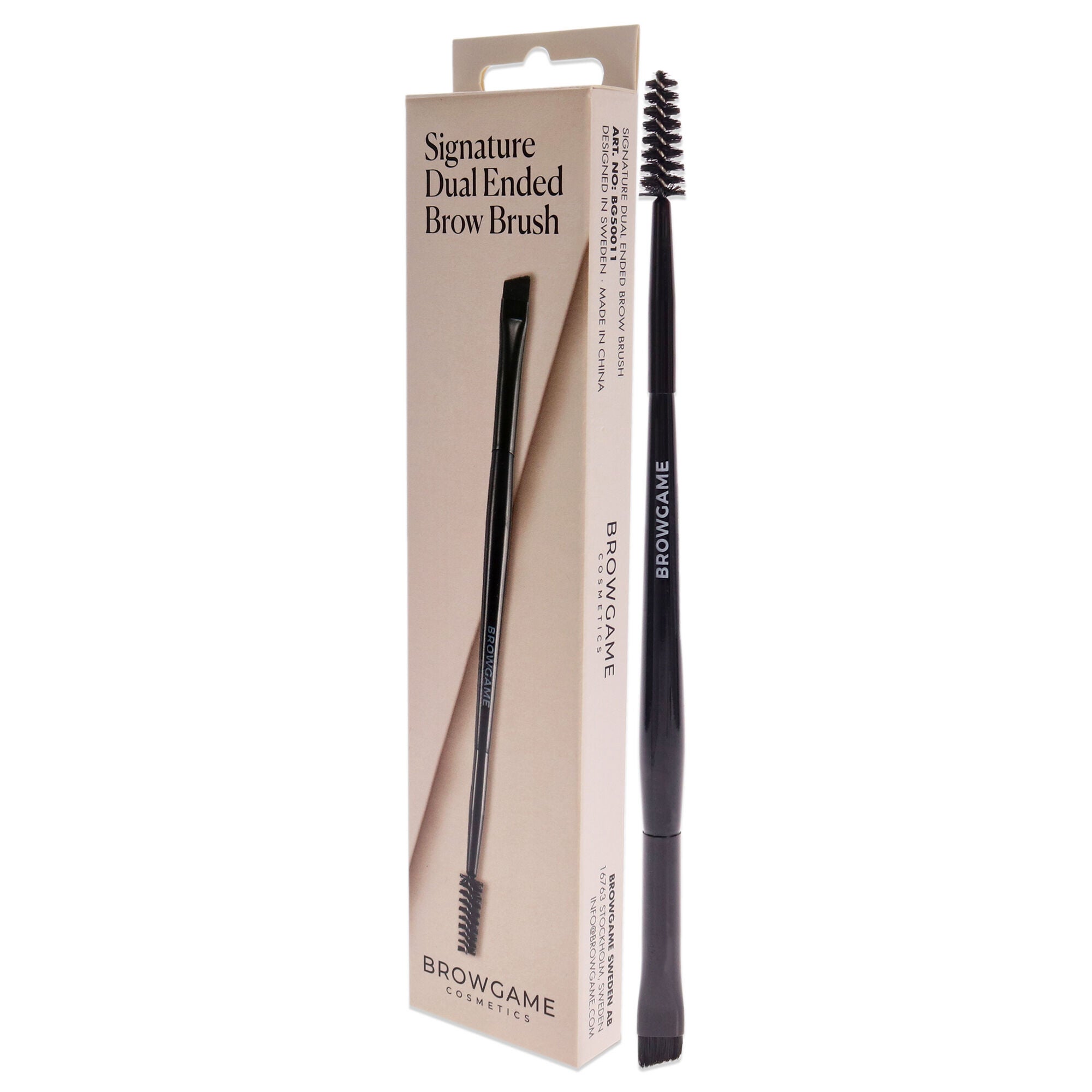 Signature Dual Ended Brow Brush by Browgame for Women - 1 Pc Brush, , alternate image number 7