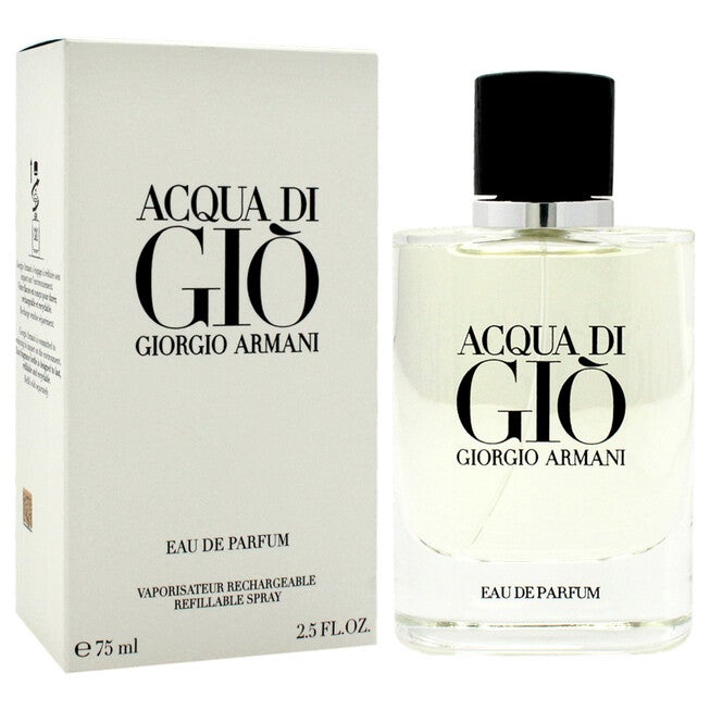 Acqua Di Gio by Giorgio Armani for Men - 2.5 oz EDP Spray (Refillable), See Description, alternate image number 2