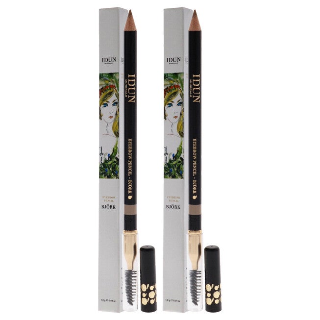 Eyebrow Pencil - 204 Bjork by Idun Minerals for Women - 0.04 oz Eyebrow - Pack of 2, , alternate image number 7