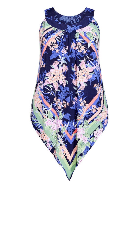 Nicole Scarf Tunic - navy, , alternate image number 4