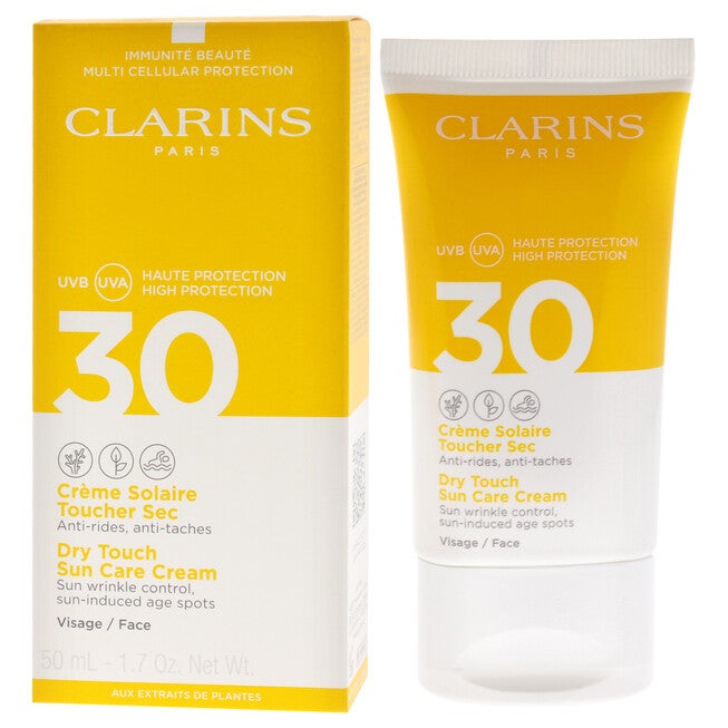 Dry Touch Sun Care Cream SPF 30 by Clarins for Unisex - 1.7 oz Sunscreen, See Description, alternate image number 3