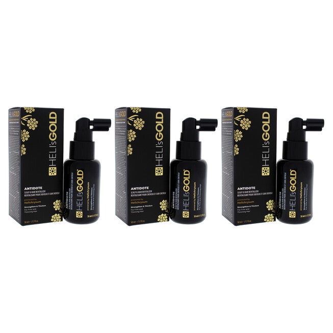 Antidote Scalp and Hair Revitalizer by Helis Gold for Unisex - 1.7 oz Treatment - Pack of 3, See Description, alternate image number 2