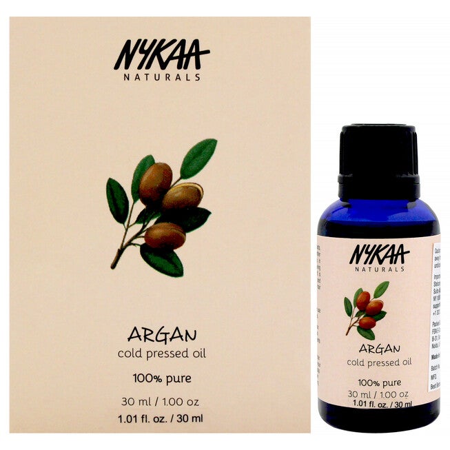 100 Percent Pure Cold Pressed Oil - Argan by Nykaa Naturals for Women - 1 oz Oil, See Description, hi-res image number 0
