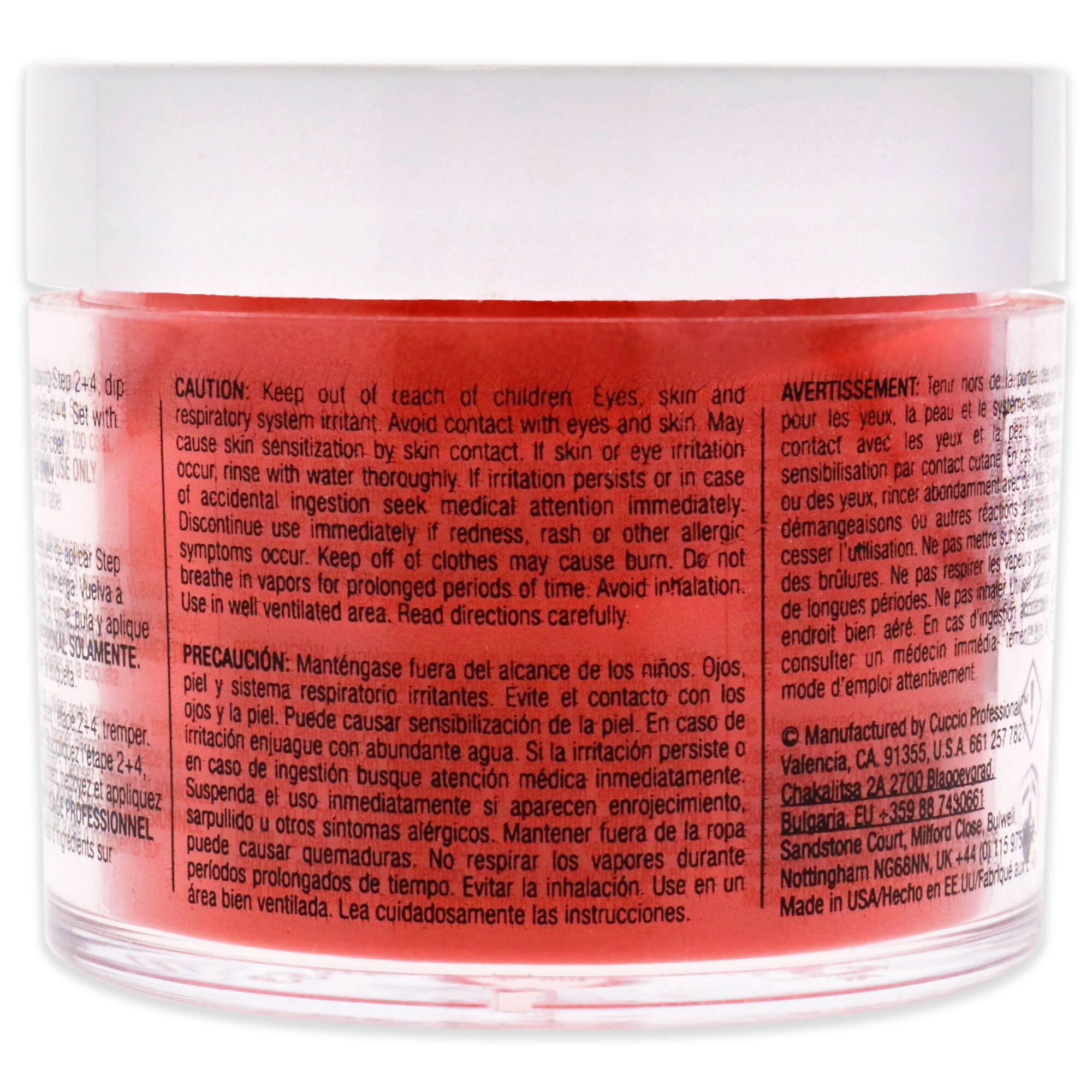 Pro Powder Polish Nail Colour Dip System - Lifes Not Fahrenheit by Cuccio Colour for Women - 1.6 oz Nail Powder, See Description, alternate image number 1