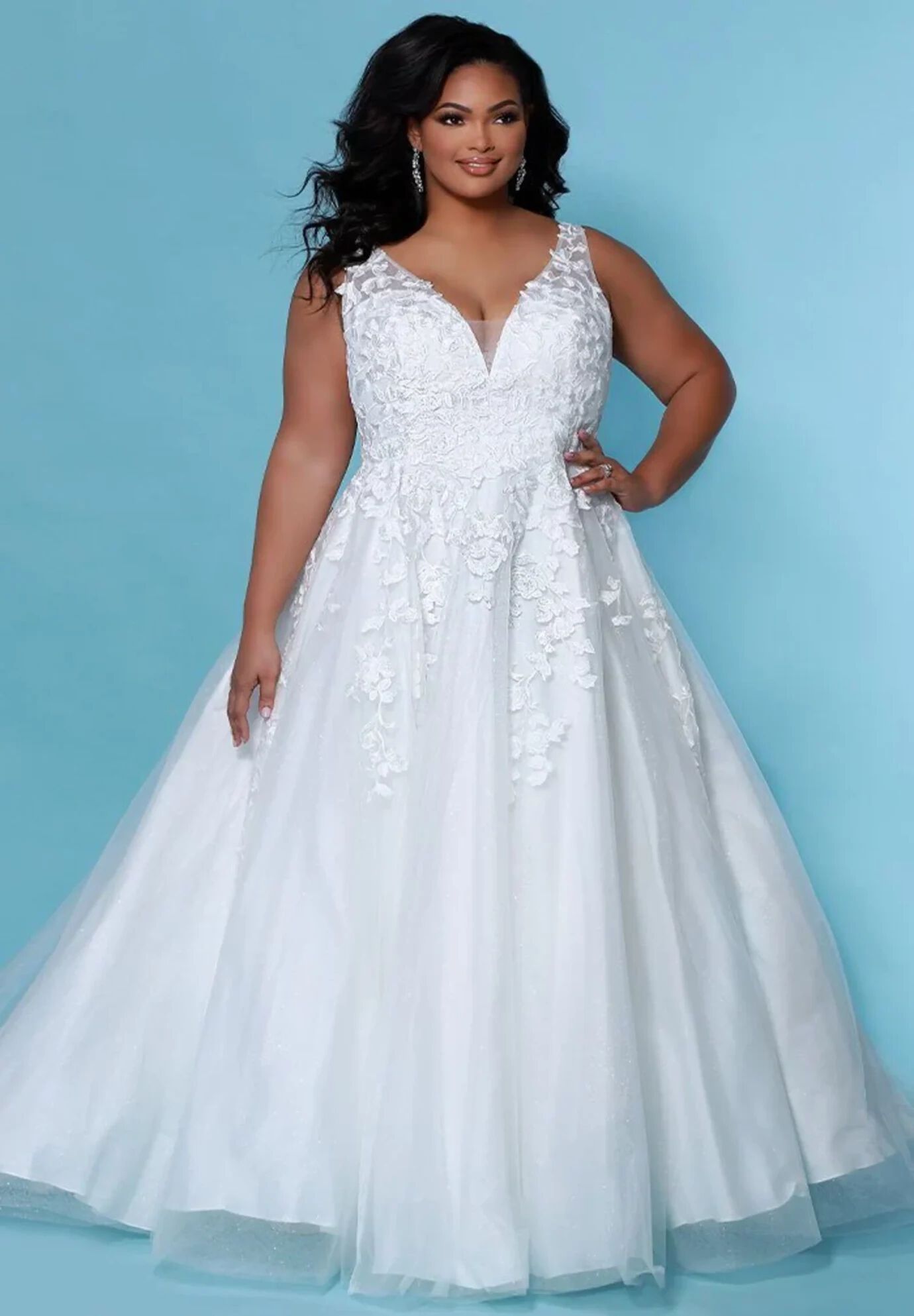 JASMINE WEDDING DRESS, Ivory / Ivory, hi-res image number 0