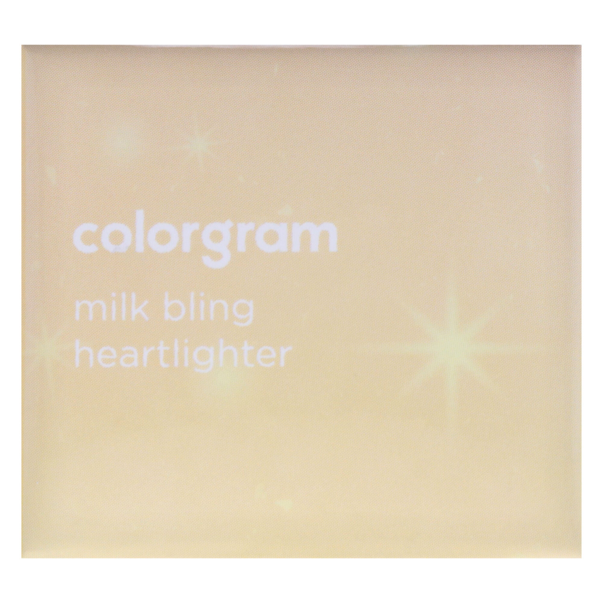 Milk Bling Heartlighter - 07 Buttercup Ivory by Colorgram for Women - 0.07 oz Highlighter, Yellow, alternate image number 4