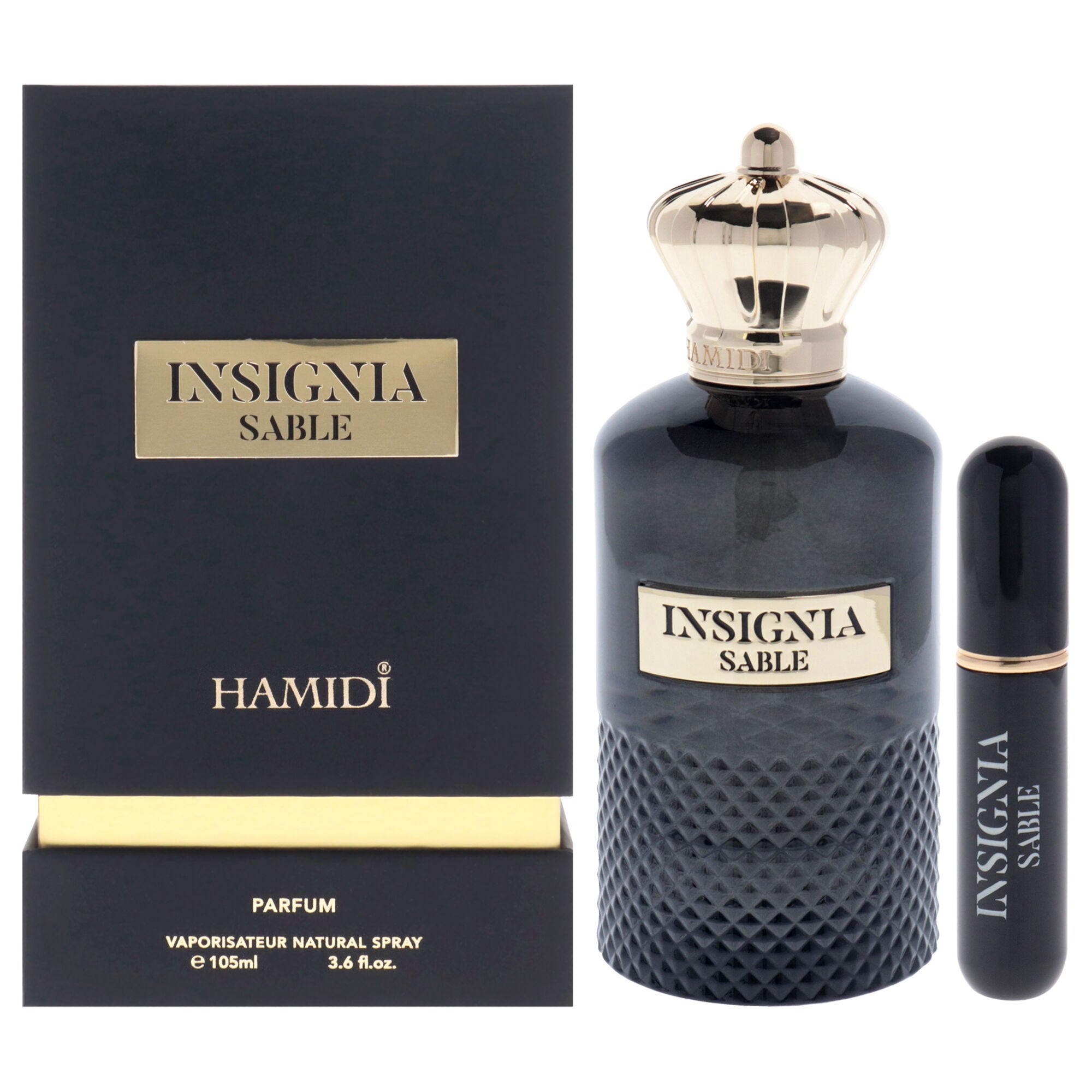 Insignia - Sable by Hamidi for Unisex - 3.6 oz Parfum Spray, See Description, hi-res image number 0