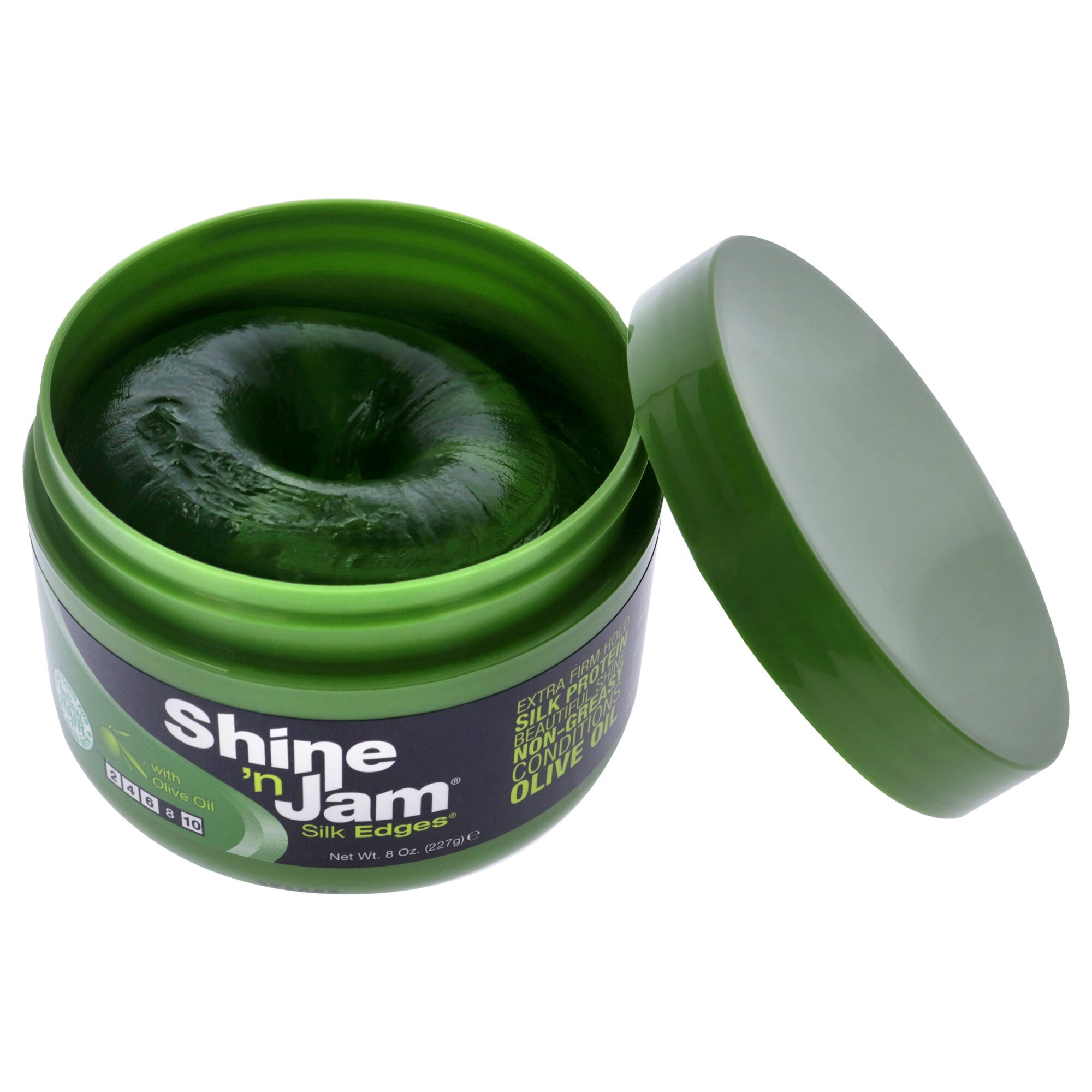 Shine-n-Jam Silk Edges by Ampro for Women - 8 oz Gel, See Description, alternate image number 1