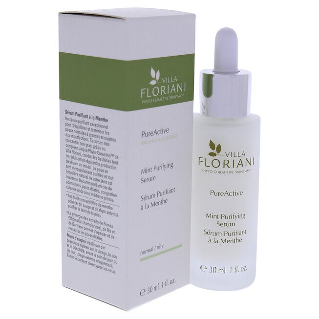 PureActive Purifying Serum - Mint by Villa Floriani for Unisex - 1 oz Serum, See Description, alternate image number 2