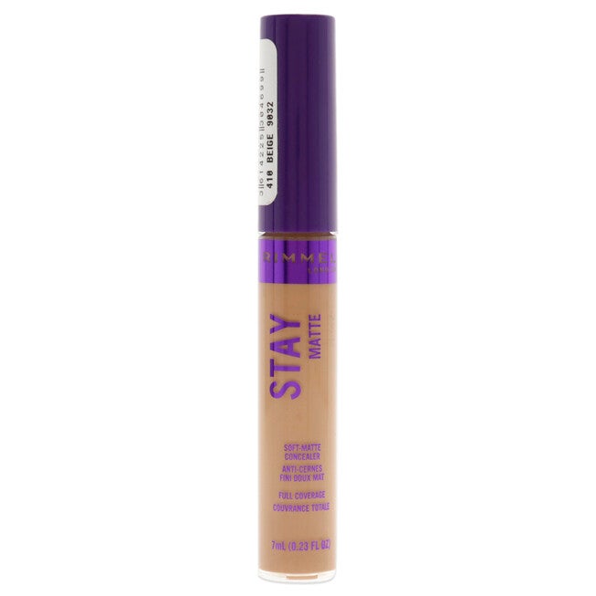 Stay Matte Concealer - 410 Beige by Rimmel London for Women - 0.23 oz Concealer, See Description, hi-res image number 0
