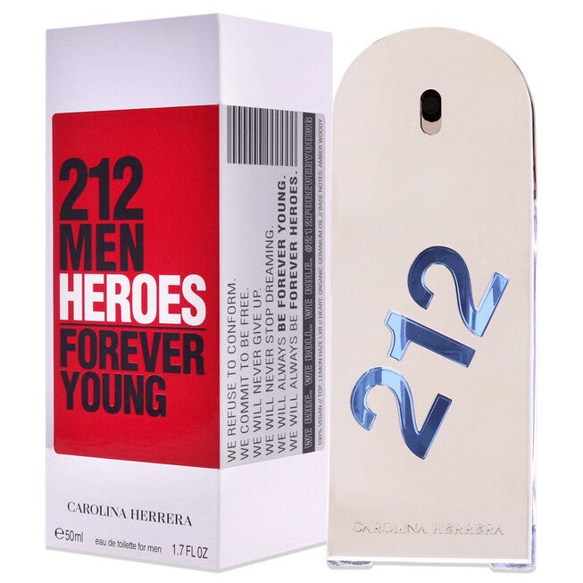 212 Heroes Forever Young by Carolina Herrera for Men - 1.7 oz EDT Spray, See Description, alternate image number 3