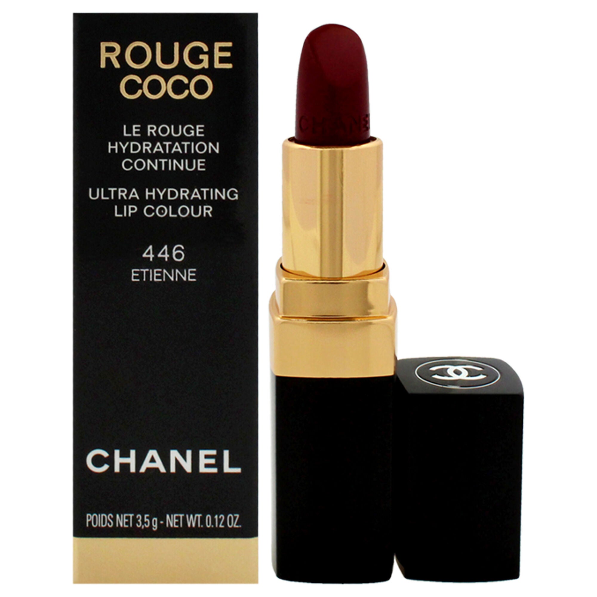 Rouge Coco Ultra Hydrating Lip Colour - 446 Etienne by Chanel for Women - 0.12 oz Lipstick (Limited Edition), See Description, hi-res image number 0