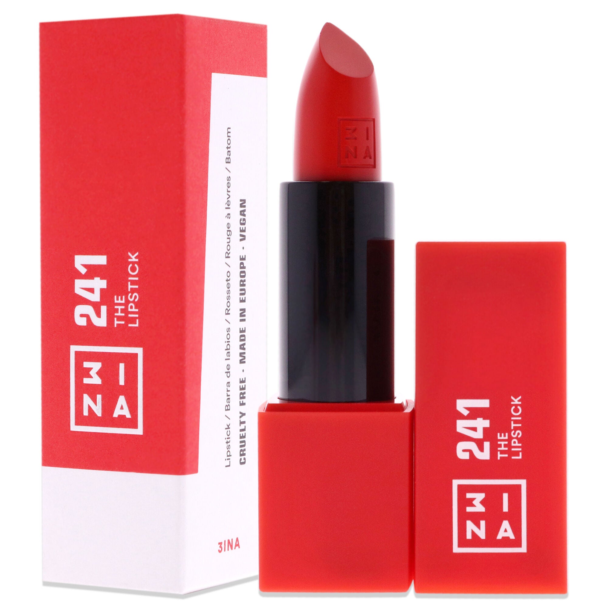 The Lipstick - 241 Matte Coral Red by 3INA for Women - 0.16 oz Lipstick, See Description, alternate image number 3