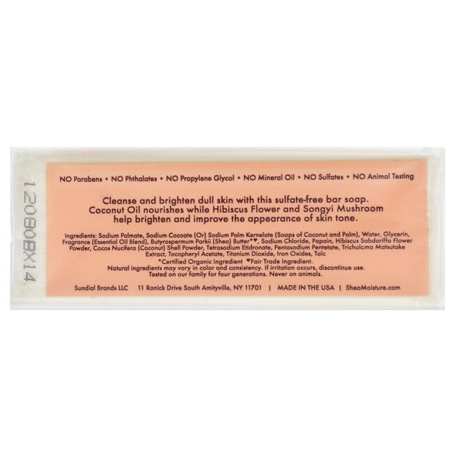Coconut and Hibiscus Shea Butter Soap by Shea Moisture for Unisex - 8 oz Soap, NA, alternate image number null