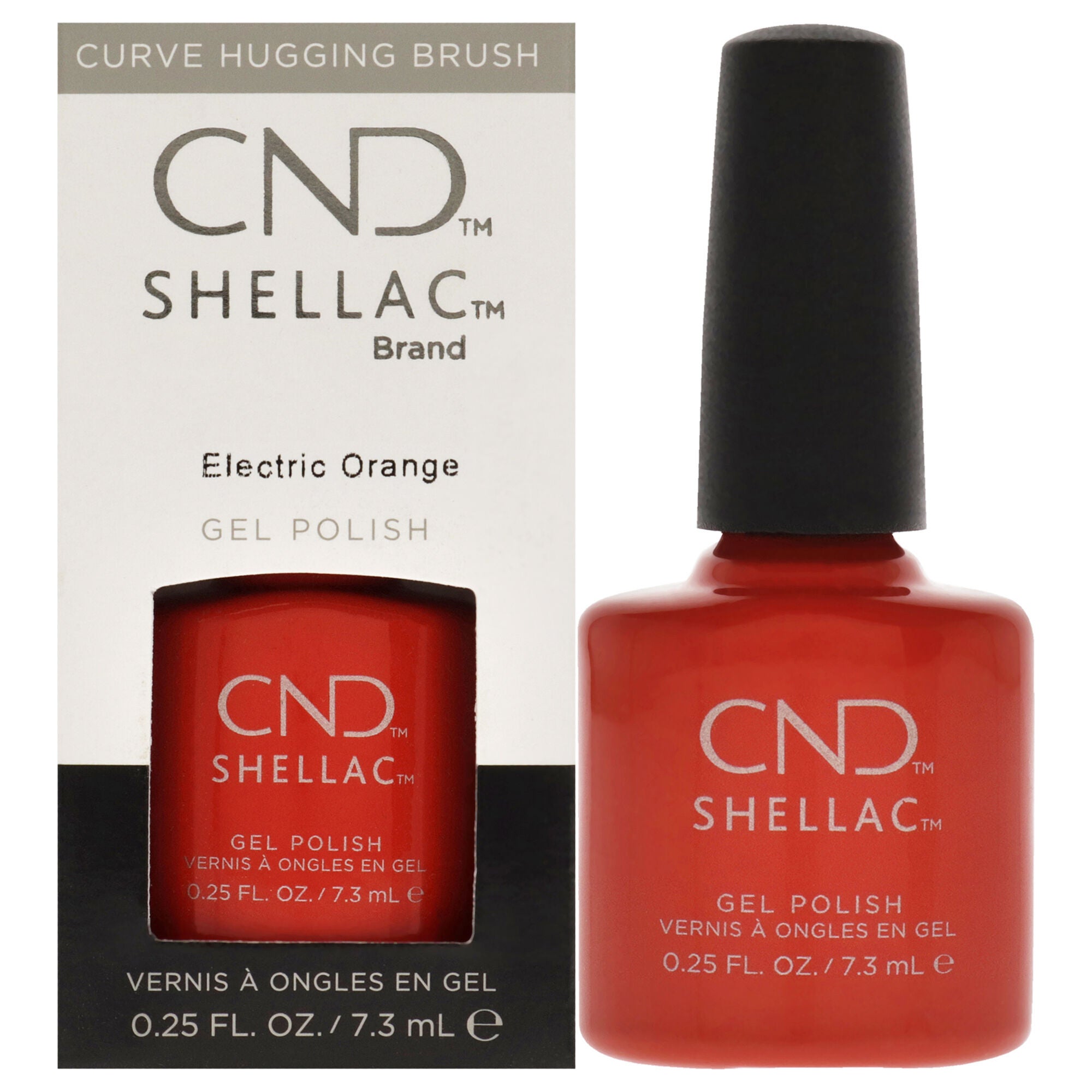 Shellac Nail Color - Electric Orange by CND for Women - 0.25 oz Nail Polish, See Description, hi-res image number 0