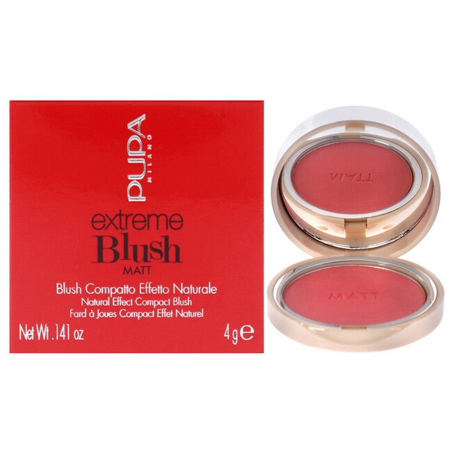 Extreme Blush Matt - 004 Daring Pink by Pupa Milano for Women - 0.141 oz Blush, See Description, hi-res image number 0