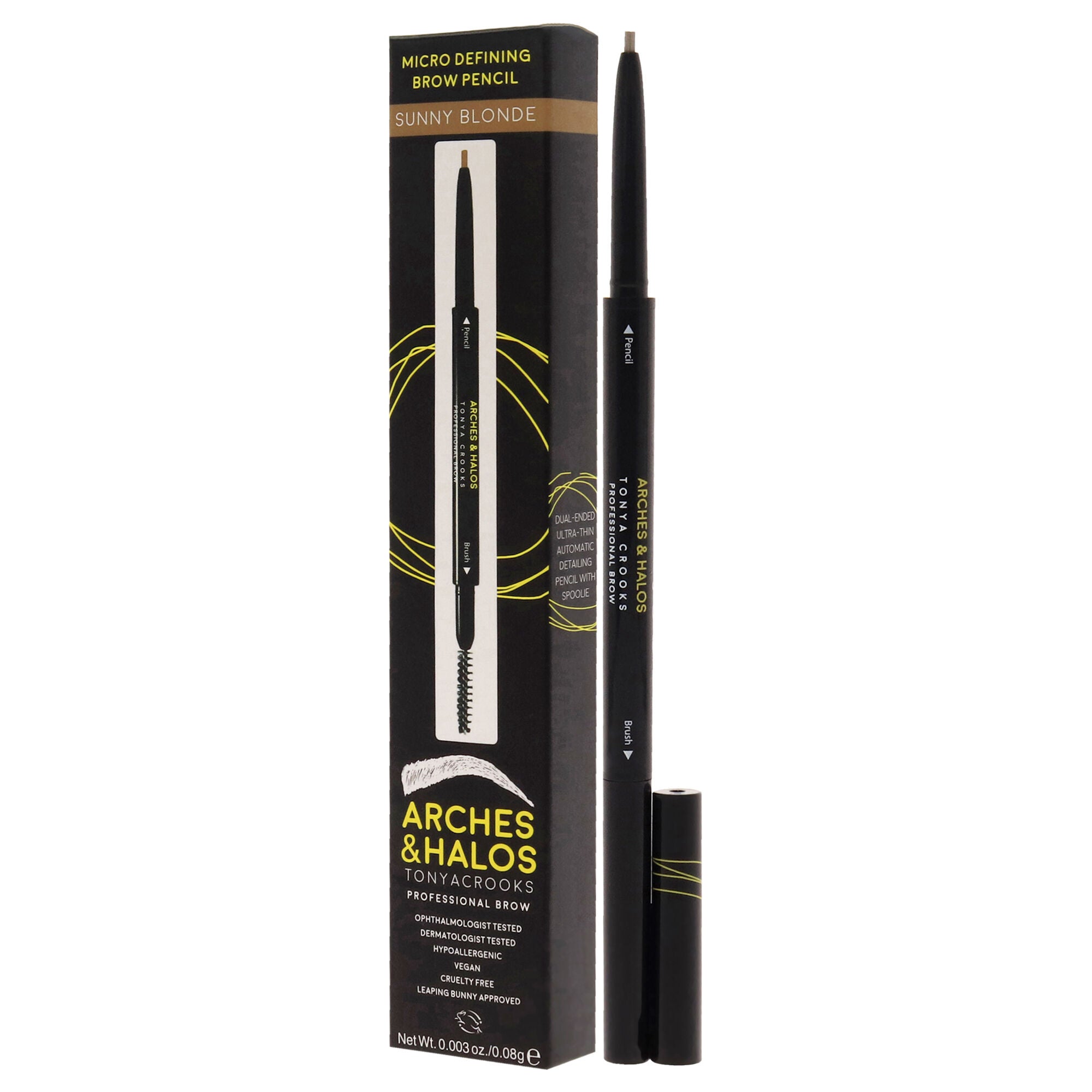 Micro Defining Brow Pencil - Sunny Blonde by Arches and Halos for Women - 0.003 oz Eyebrow Pencil, , alternate image number 7