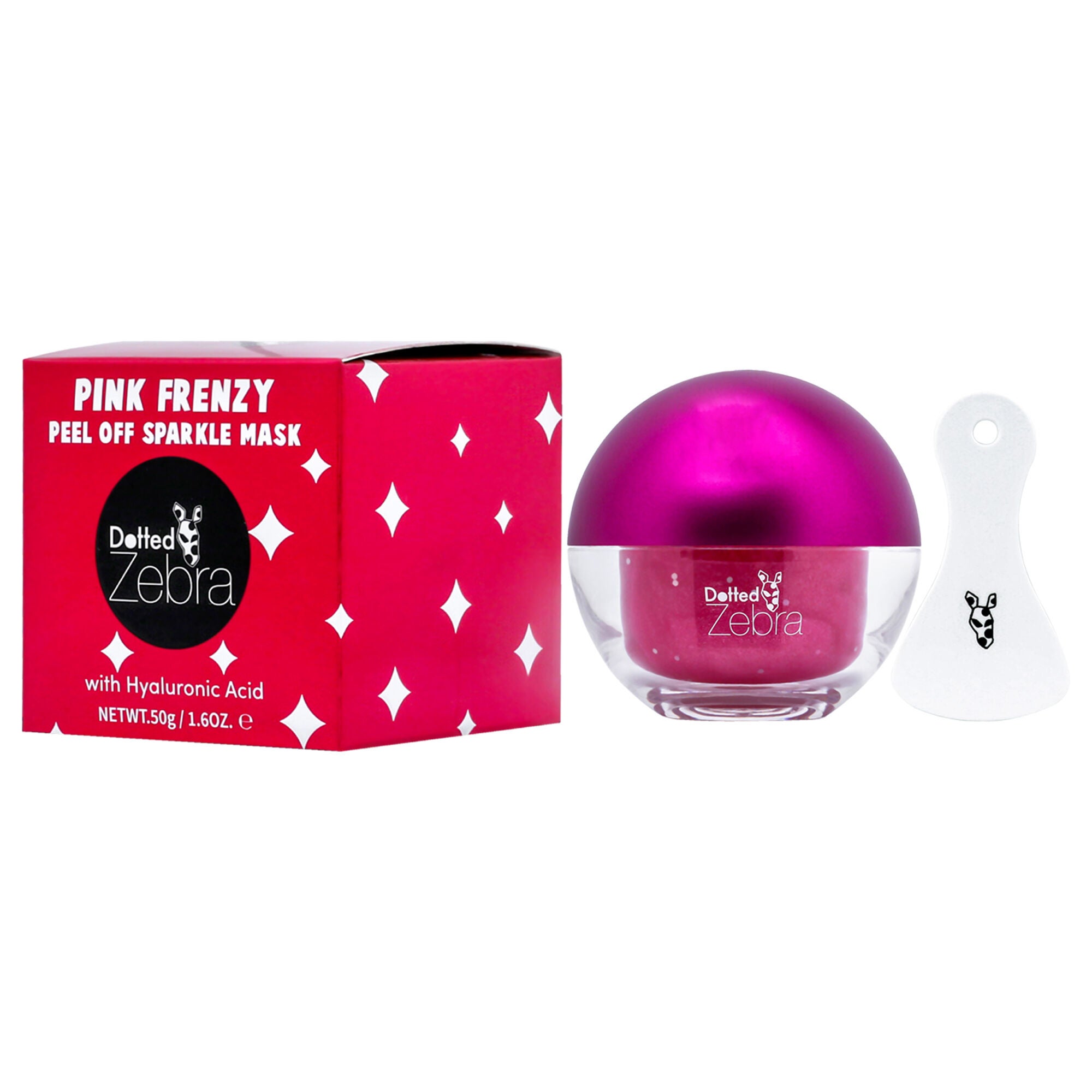 Peel Off Sparkle Mask - Pink Frenzy by Dotted Zebra for Women - 1.6 oz Mask, , alternate image number 7