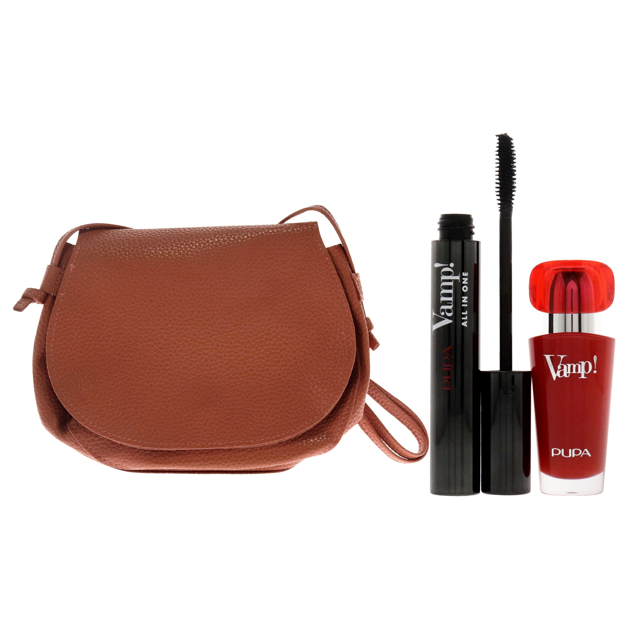Vamp! All In One and Vamp Lipstick Kit by Pupa Milano for Women - 3 Pc 0.30oz 011 Sexy Black, 0.123oz 301 Intense Red, Postina Bag, , alternate image number 4