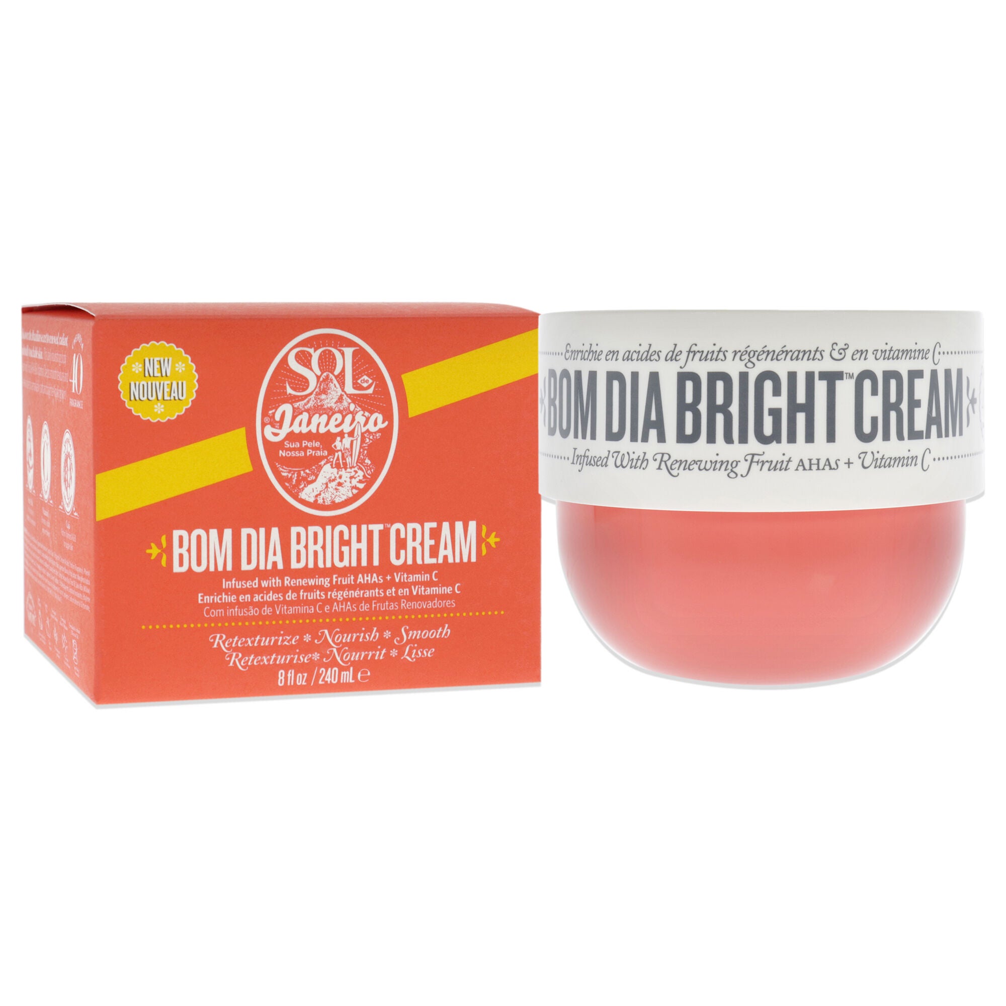 Bom Dia Bright Cream by Sol de Janeiro for Unisex - 8 oz Cream, , alternate image number 2