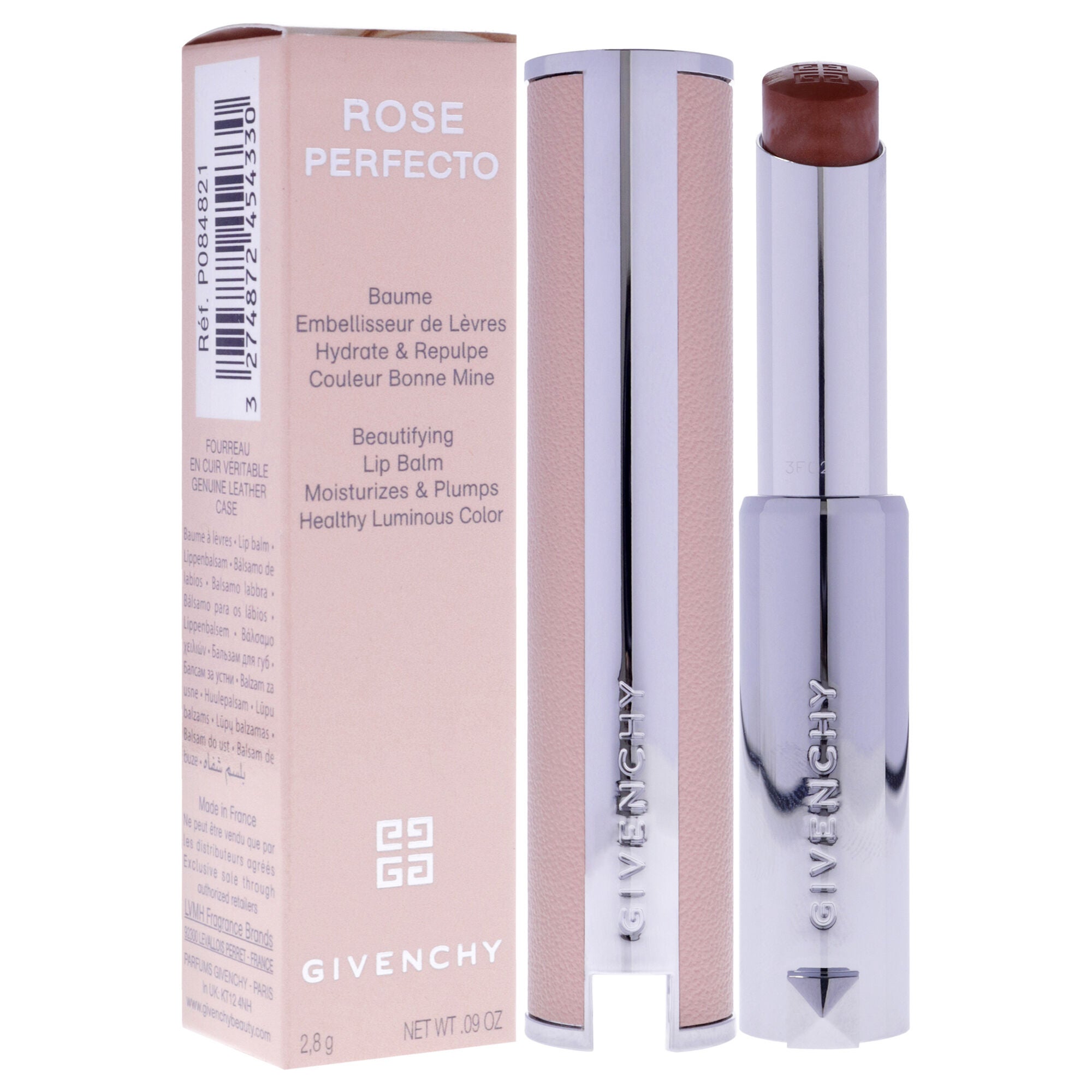 Rose Perfecto Beautifying Lip Balm - 302 Warm Maple by Givenchy for Women - 0.09 oz Lip Balm, See Description, alternate image number 2