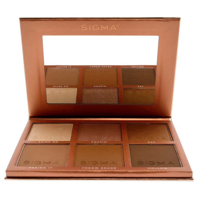 Sculpt Highlight Plus Contour Palette by SIGMA for Women - 0.98 oz Makeup, , alternate image number 2