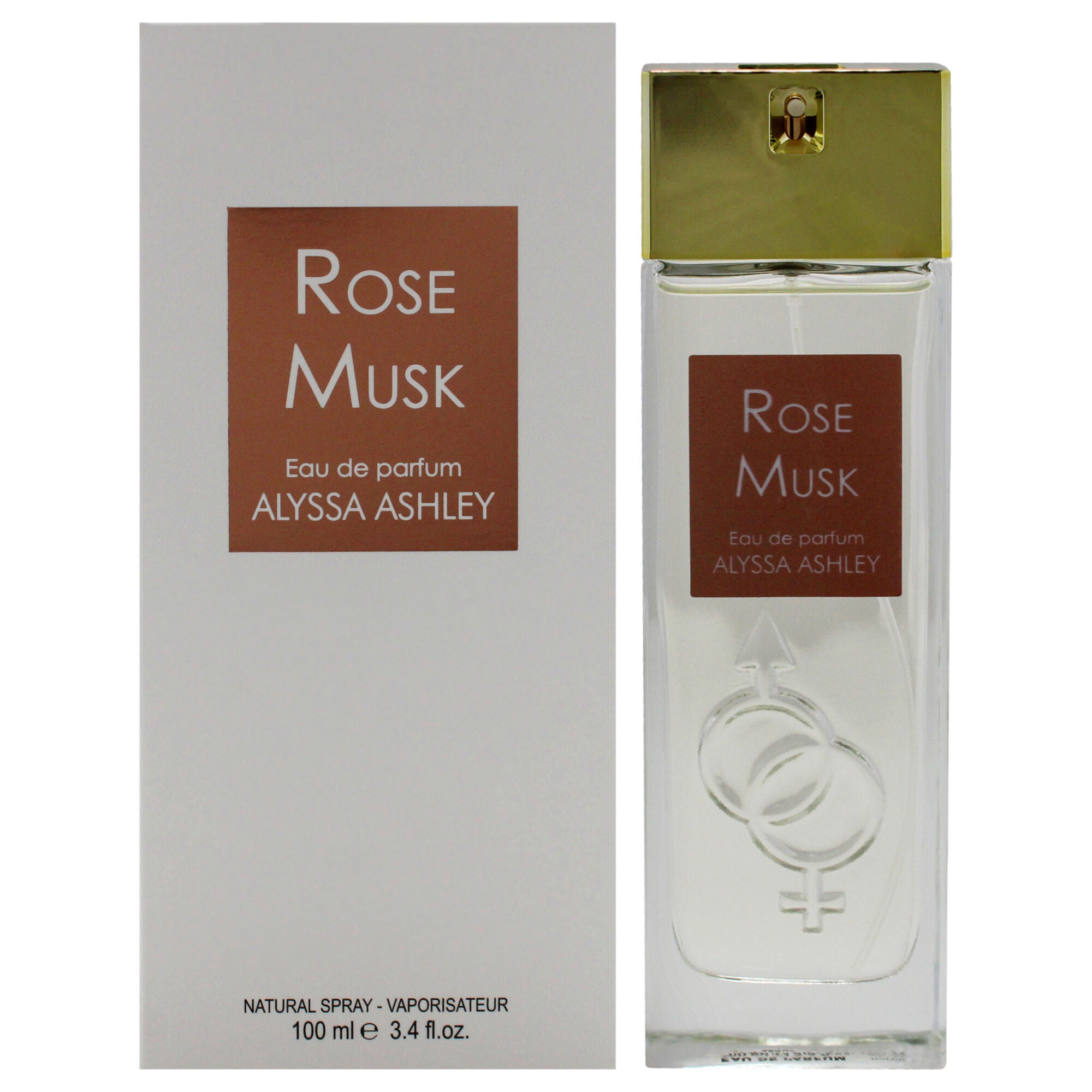 Rose Musk by Alyssa Ashley for Unisex - 3.4 oz EDP Spray, See Description, hi-res image number 0