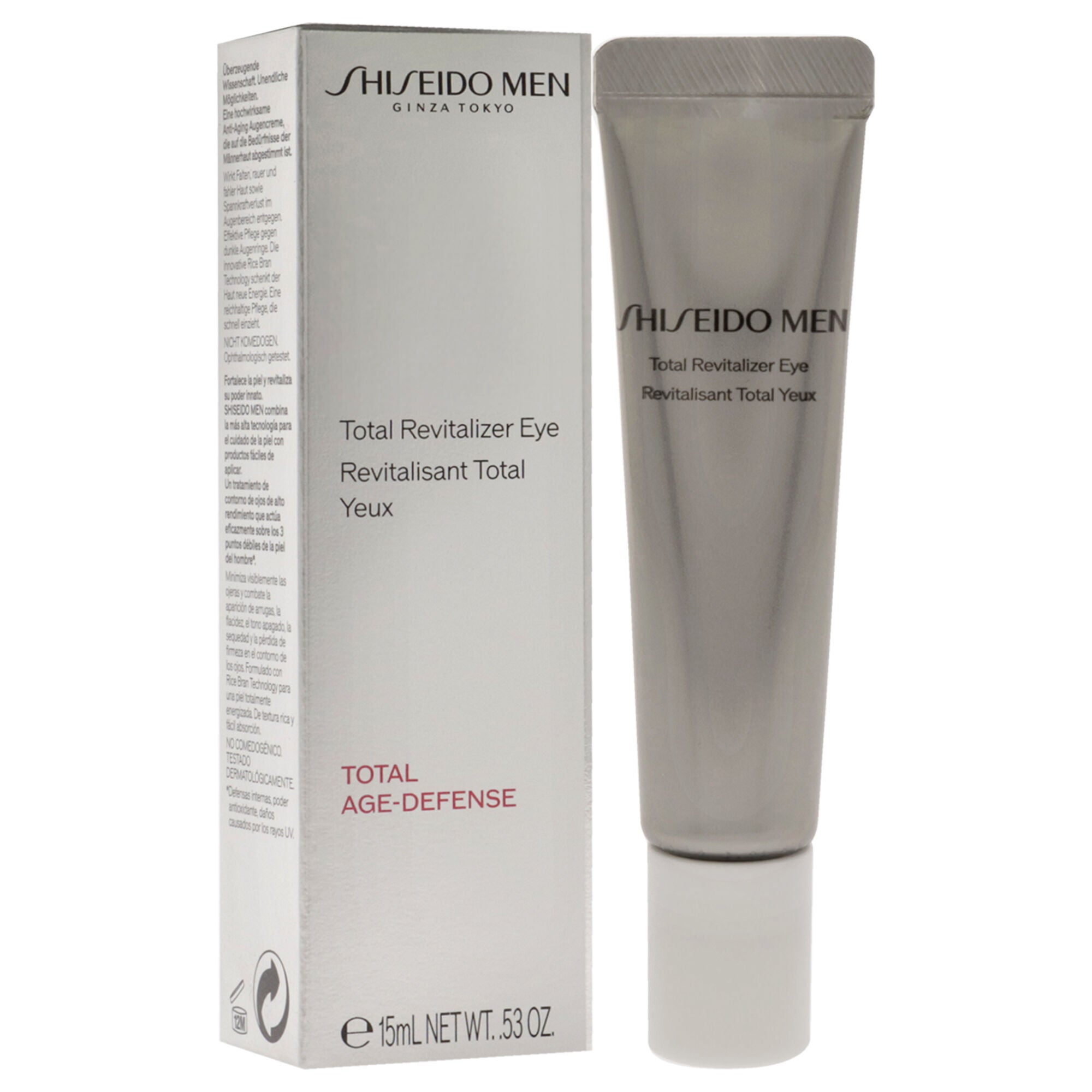 Total Revitalizer Eye by Shiseido for Men - 0.53 oz Cream, See Description, alternate image number 2