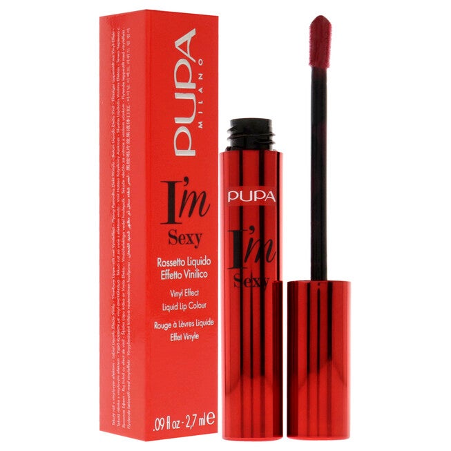 I AM Sexy Vinyl Effect Liquid Lip Colour Lipstick - 006 Strawberry Red by Pupa Milano for Women - 0.09 oz Lipstick, See Description, alternate image number 2