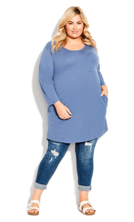 Marion Tunic - slate, , alternate image number 1