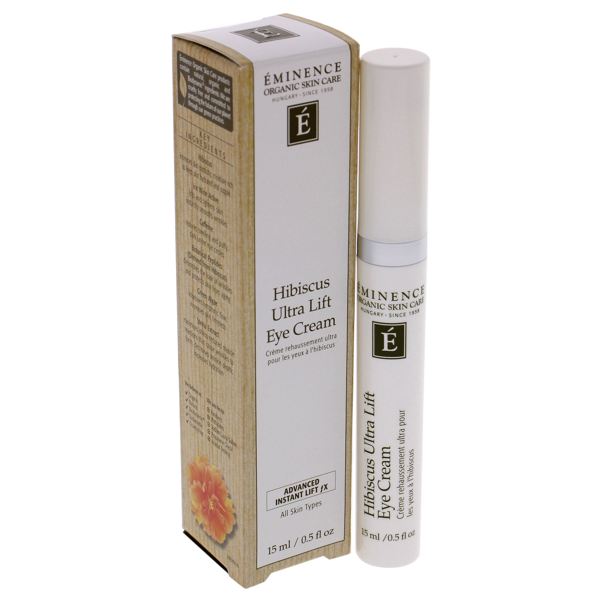 Hibiscus Ultra Lift Eye Cream by Eminence for Women - 0.5 oz Cream, , alternate image number 7