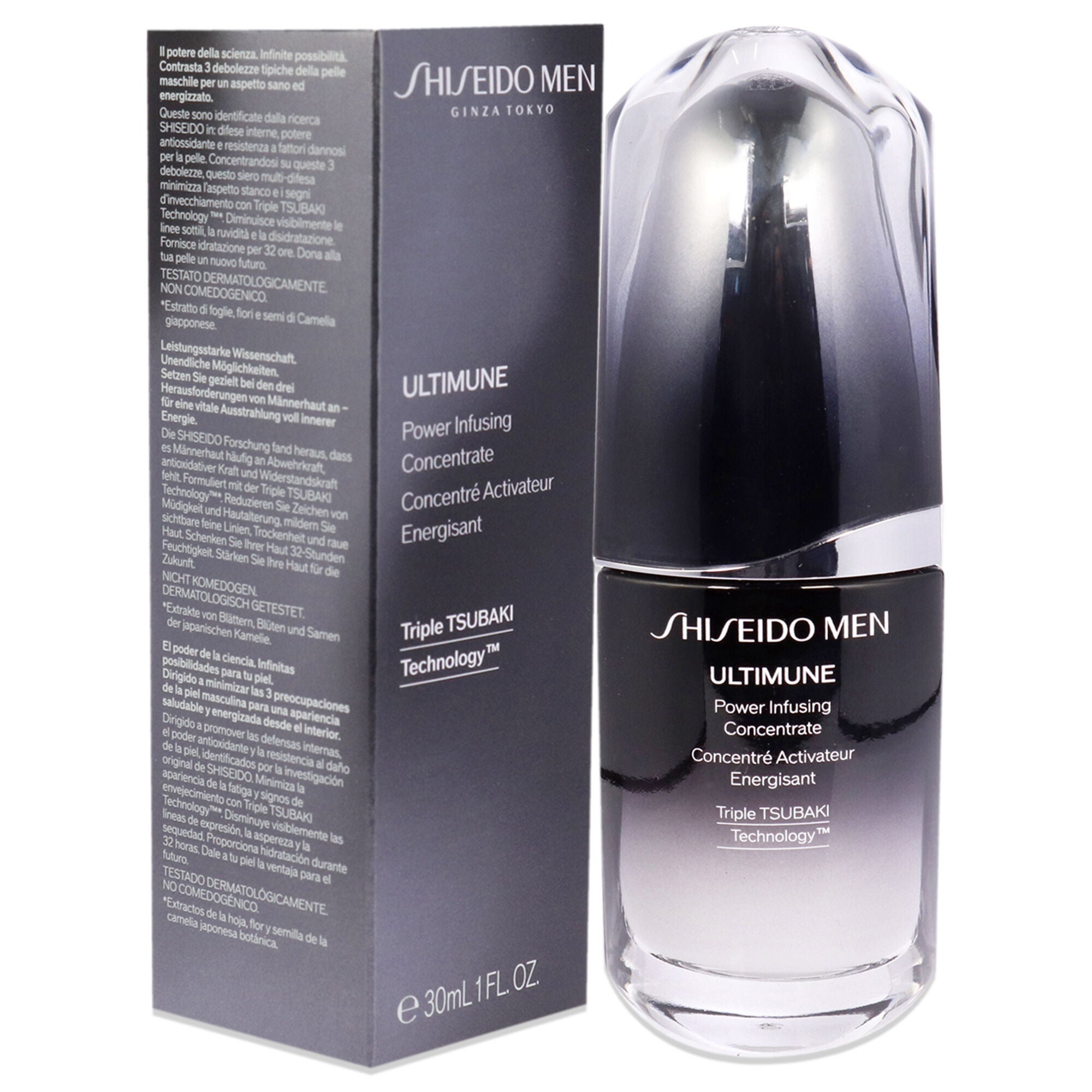Ultimune Power Infusing Concentrate by Shiseido for Men - 1 oz Serum, See Description, alternate image number 2