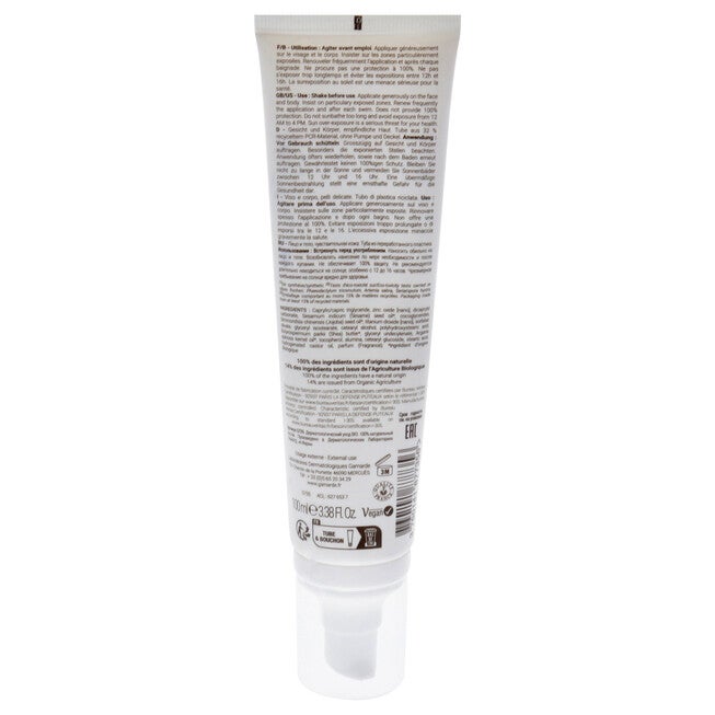 Face and Body Sun Fluid SPF 30 by Gamarde for Women - 3.38 oz Sunscreen, See Description, alternate image number 1