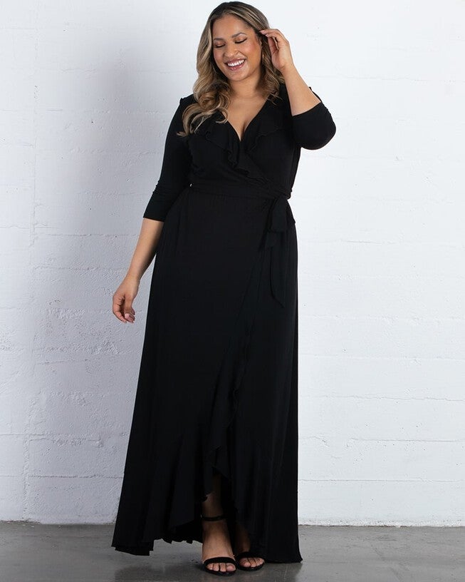 Maritime Maxi Dress, Black Noir, alternate image number null