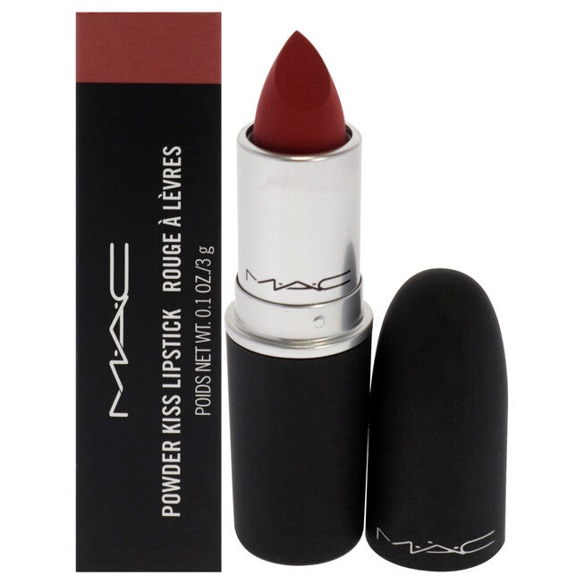 Powder Kiss Lipstick - Stay Curious by MAC for Women - 0.1 oz Lipstick, NA, hi-res image number null
