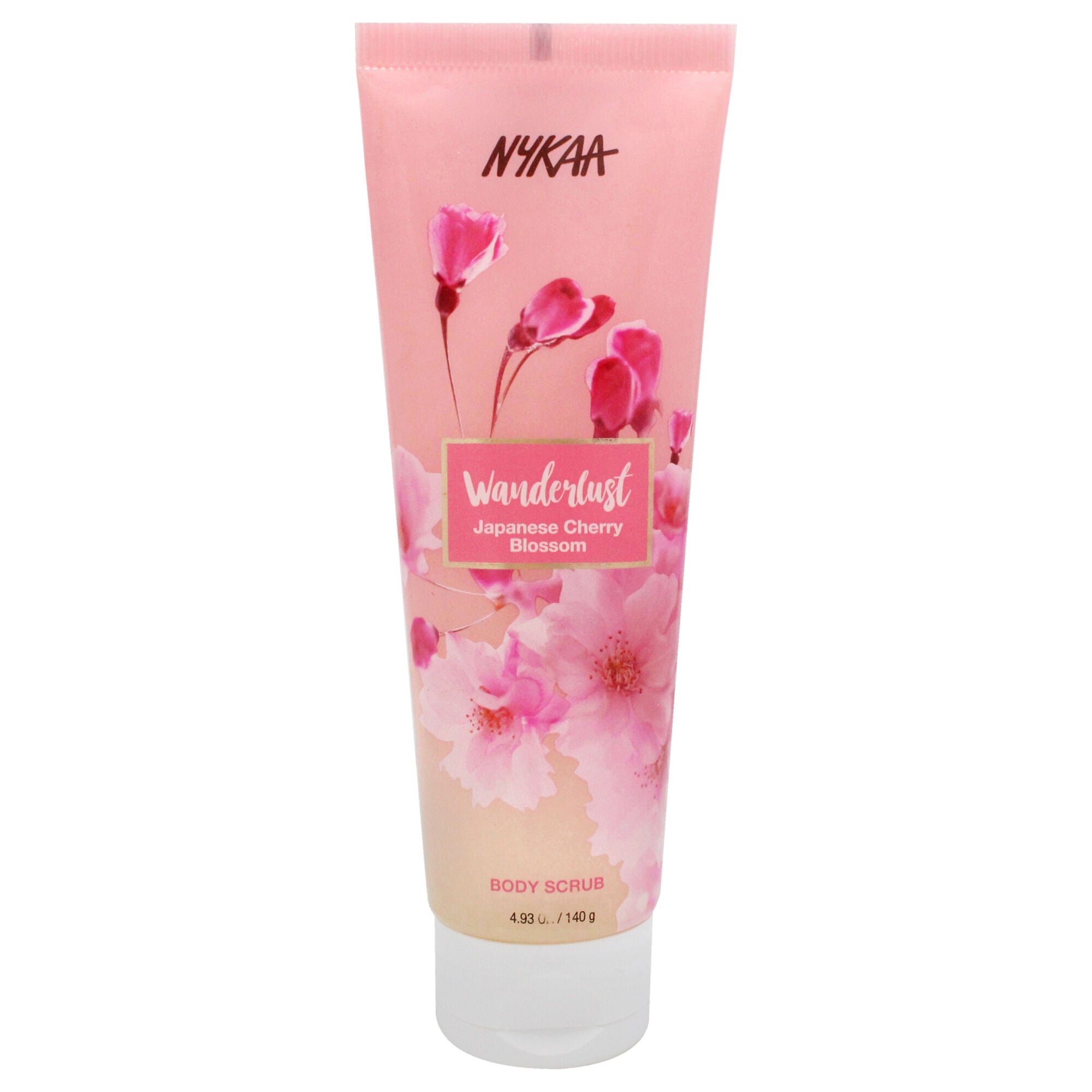 Wanderlust Body Scrub - Japanese Cherry Blossom by Nykaa Naturals for Women - 4.93 oz Scrub, See Description, hi-res image number 0