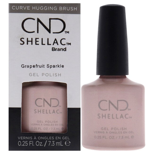 Shellac Nail Color - Grapefruitsparkle by CND for Women - 0.25 oz Nail Polish, , alternate image number 5