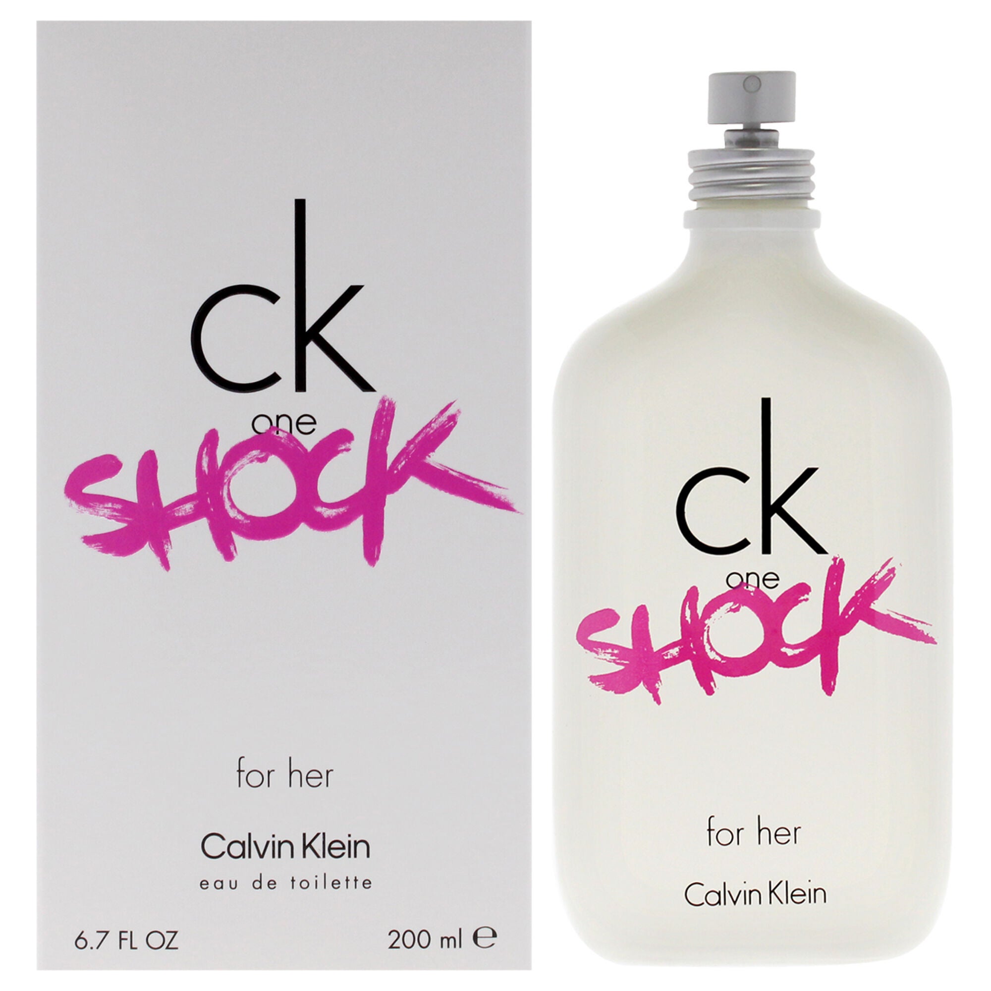 CK One Shock For Her by Calvin Klein for Women - 6.7 oz EDT Spray, See Description, hi-res image number 0
