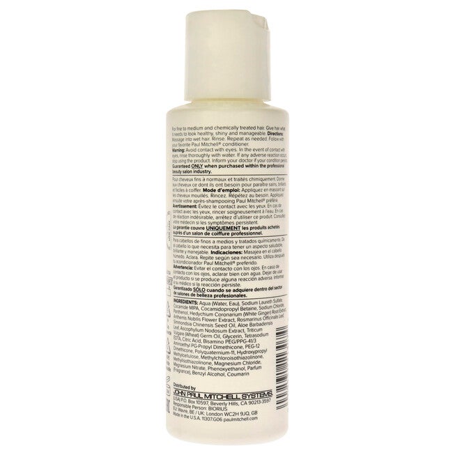 Shampoo One by Paul Mitchell for Unisex - 3.4 oz Shampoo, See Description, alternate image number 2